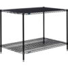 Nexel® 2 Shelf Black Epoxy Wire Shelving Unit Starter 60""W x 30""D x 34""H