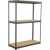 Global Industrial 3 Shelf Extra Heavy Duty Boltless Shelving Starter 72""W x 18""D x 60""HWood Deck