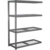 Global Industrial 4 Shelf Extra Heavy Duty Boltless Shelving Add On 60""W x 24""D x 96""H Wire Deck