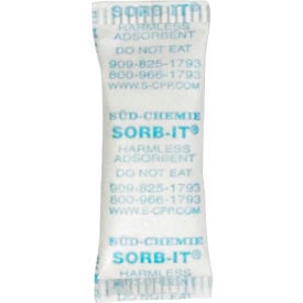 Global Industrial™ Silica Gel Packets 7/8""W x 1-1/2""L White 5000 Packs
