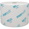 Morcon Tissue Small Core Bath Tissue Septic Safe 1-Ply White 2500 Sheets/Roll 24 Rolls/Case