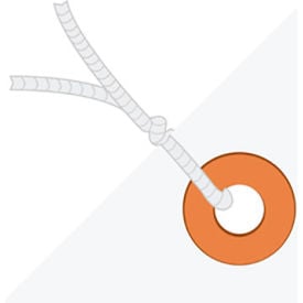 Global Industrial Shipping Tag Pre-Strung #6 5-1/4""L x 2-5/8""W White 1000/Pack