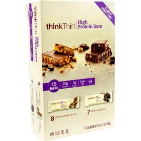 thinkTHIN High Protein Bars Variety 20g Protein 15 Count