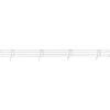 Nexel Chrome Ledge for Solid Shelves 54""W x 4""H