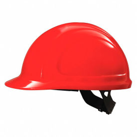 Honeywell North® Hard Hat Front Brim Type 1 Class E Pinlock Hi-Viz Red