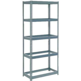 Global Industrial 5 Shelf Extra Heavy Duty Boltless Shelving Starter 36""W x 12""D x 120""H No Deck