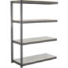Global Industrial 4 Shelf Extra Heavy Duty Boltless Shelving Add On 72""Wx18""Dx96""HLaminate Deck