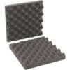Global Industrial™ Convoluted Foam Sets 10""W x 10""L x 2"" Thick Charcoal 24/Pack