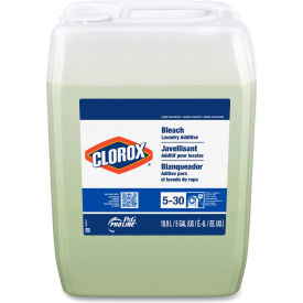 P&G Pro Line® Clorox Bleach Liquid Laundry Additive Unscented 5 Gallon Closed Loop Bottle