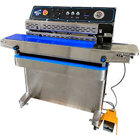 Sealer Sales® Direct Heat Horizontal Band Sealer with Vacuum or Gas Flush 10mm Seal Width