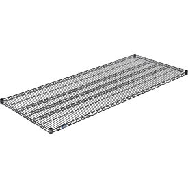 Nexel® S3072B Black Epoxy Wire Shelf 72""W x 30""D