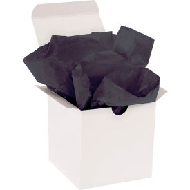 Global Industrial™ Gift Grade Tissue Paper 10 lbs. 15""W x 20""L Black 960 Sheets