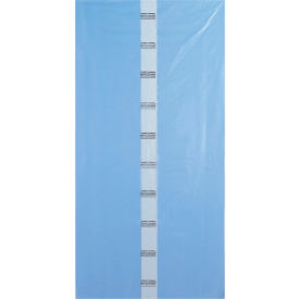 Global Industrial™ VCI Gusseted Poly Bags 23""L x 17""W x 46""H 4 Mil Blue 100/Roll