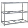 Global Industrial 2 Shelf Extra Heavy Duty Boltless Shelving Starter 96""W x 24""D x 36""H No Deck