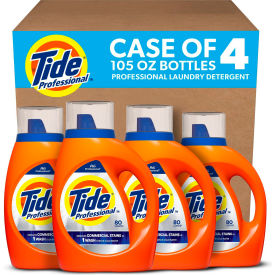 Tide® Professional Commercial HE Laundry Detergent Unscented 105 oz. Pour Bottle 4/Case