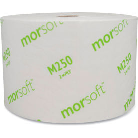 Morcon Tissue Small Core Bath Tissue Septic Safe 2-Ply White 1250/Roll 24 Rolls/Case