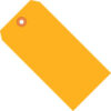 Global Industrial Shipping Tag #6 5-1/4""L x 2-5/8""W  Fluorescent Orange 1000/Pack