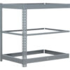 Global Industrial 3 Shelf Standard Duty Boltless Shelving Add On 48""W x 24""D x 36""H No Deck