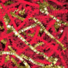 PreciousMetal™ Crinkle Paper Shreds 10 lbs. Gold/Red
