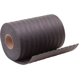 Global Industrial™ Perforated Recycled Air Foam Roll 48""W x 550'L x 1/8"" Thick Black 1 Roll