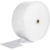 Global Industrial Perforated Cohesive Air Bubble Roll 12""W x 300'L x 3/16"" Bubble Clear 4/Pack