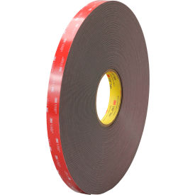 VHB 4947F Double Sided Foam Tape 3/4"" x 5 Yds. 45 Mil Black
