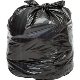 Global Industrial™ Super Duty Trash Bags 55-60 Gal 1.5 Mil Black 100 Bags/Case
