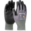 PIP MaxiCut Ultra Micro-Foam Nitrile Coated Palm & Fingers Gloves ANSI A4 XS Gray 6 Dozen/Case