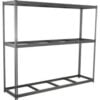 Global Industrial 3 Shelf Extra Heavy Duty Boltless Shelving Starter 96""W x 18""D x 120""H No Deck
