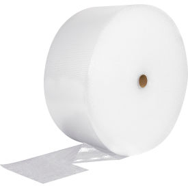 Global Industrial Perforated Cohesive Air Bubble Roll 24""W x 300'L x 3/16"" Bubble Clear 2/Pack