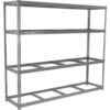 Global Industrial 4 Shelf Extra Heavy Duty Boltless Shelving Starter 96""W x 36""D x 120""H No Deck