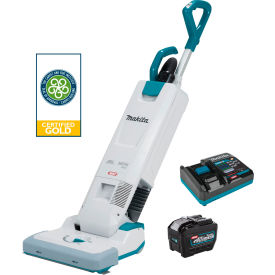 Makita® Brushless Cordless HEPA Upright Vacuum with 40V XGT Li-Ion Battery 15"" Cleaning Width