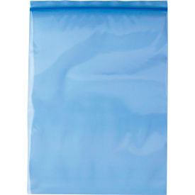 Global Industrial™ VCI Reclosable Poly Bags 8""W x 10""L 4 Mil Blue 1000/Pack