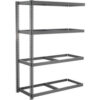 Global Industrial 4 Shelf Extra Heavy Duty Boltless Shelving Add On 60""W x 18""D x 96""H No Deck
