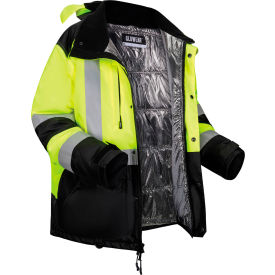 Ergodyne® GloWear® 8390 Hi-Vis Jacket with Heat Reflective Lining Class 3 S Lime