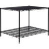 Nexel® 2 Shelf Black Epoxy Wire Shelving Unit Starter 48""W x 36""D x 34""H