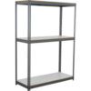 Global Industrial 3 Shelf Extra Heavy Duty Boltless Shelving Starter 96""Wx30""Dx72""HLaminate Deck