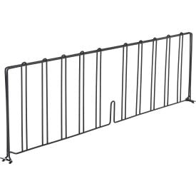 Nexel® Black Epoxy Divider 36""D x 12""H