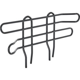 Nexel® Black Epoxy Wire Ledge 12""W x 4""H
