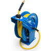 OilShield® Heavy Duty Single Arm Spring Return Air Hose Reel 300 PSI 3/8"" ID x 50'L