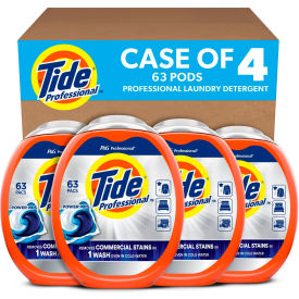 Tide® Professional™ Commercial Power Pods Unscented 63 Liquid Pods/Tub 4 Tubs/Case