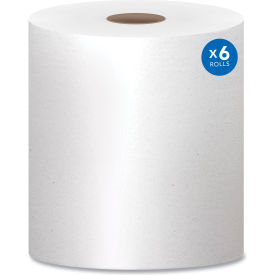 Scott® Essential High Capacity Recycled Paper Towel 1-Ply 8'W x 1000'L White 6 Rolls