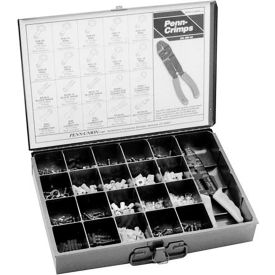Allpoints 85-1034 Insulated Terminal Kit; Crimping Cutting Tool; 500 Asst Terminals and Connectors