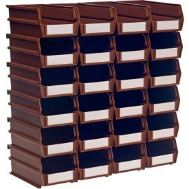 Triton Products LocBin 7-3/8""L x 4-1/8""W x 3""H Brown
