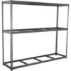 Global Industrial 3 Shelf Extra Heavy Duty Boltless Shelving Starter 96""W x 18""D x 96""H No Deck