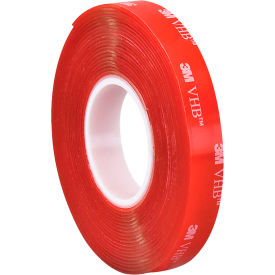 VHB 4910 Double Coated Film Tape 3/4"" x 5 Yds. 40 Mil Clear