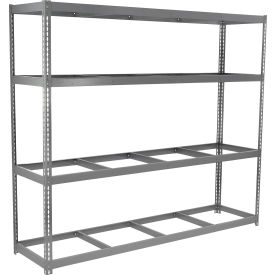 Global Industrial 4 Shelf Extra Heavy Duty Boltless Shelving Starter 96""W x 18""D x 120""H No Deck