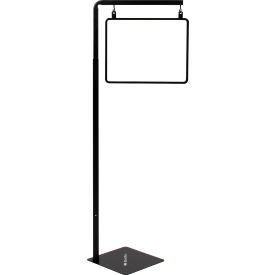 Global Industrial™ Pallet Sign Holder with Frame 14''W x 11''H Insert Black