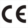 Tape Logic® Regulated Labels ''C E''1"" x 1"" Black/White Roll of 500