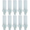 Sunlite® 2-Pin Compact Fluorescent Light Bulb GX23-2 Base 4100K 13W Cool White Pack of 10